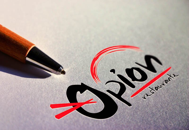 Logotipo Restaurante Opion